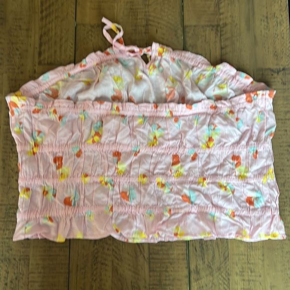 ⭐️3/$30⭐️BP Women BNWOT PINK floral tube top - Picture 4 of 9
